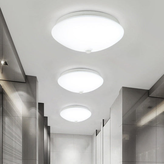 Motion - Sensing Cap Shape Led Flush Ceiling Light For Hallway