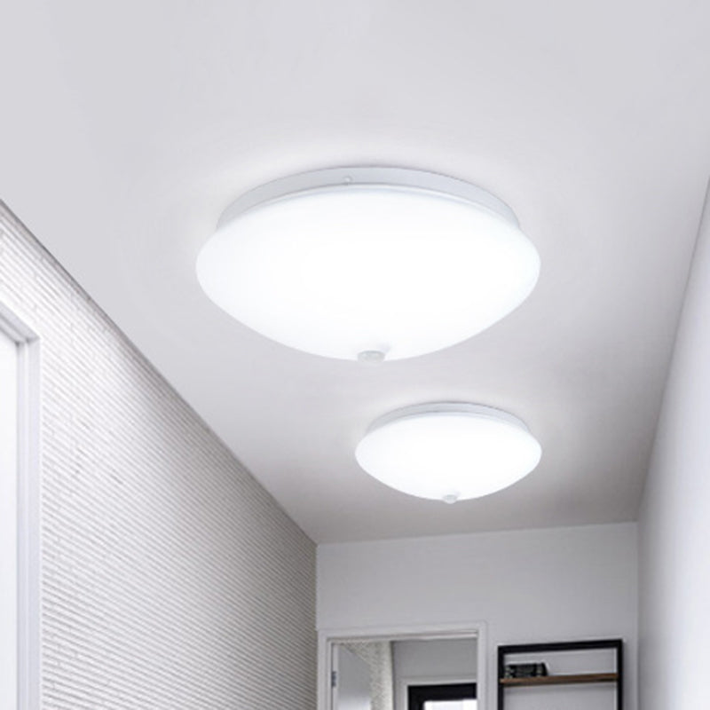 Motion - Sensing Cap Shape Led Flush Ceiling Light For Hallway