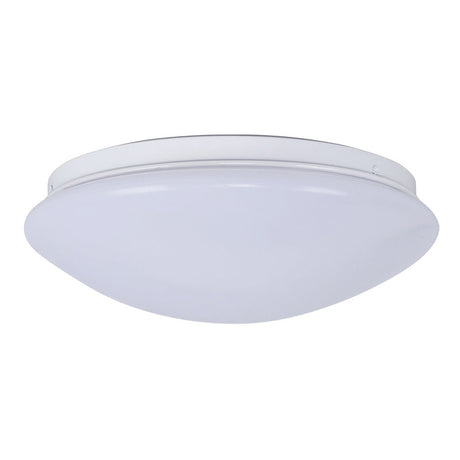 Dome Flush Mount Ceiling Light - Simplicity Acrylic Led Lighting White