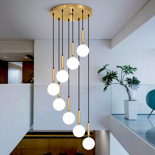 Minimalist Globe Pendant Light For Modern Living Rooms