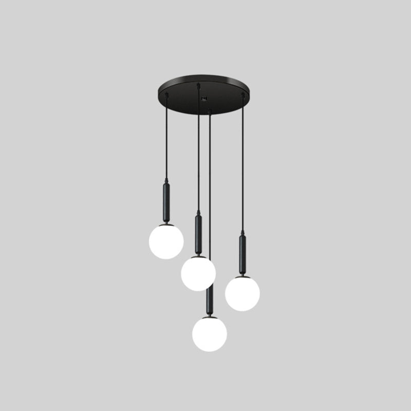 Minimalist Globe Pendant Light For Modern Living Rooms 4 / Black