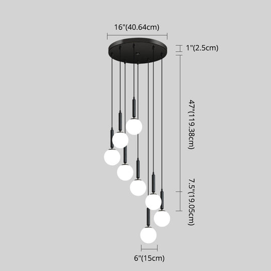 Minimalist Globe Pendant Light For Modern Living Rooms