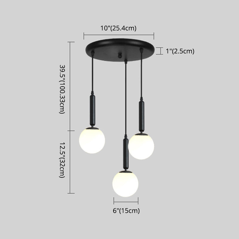 Minimalist Globe Pendant Light For Modern Living Rooms