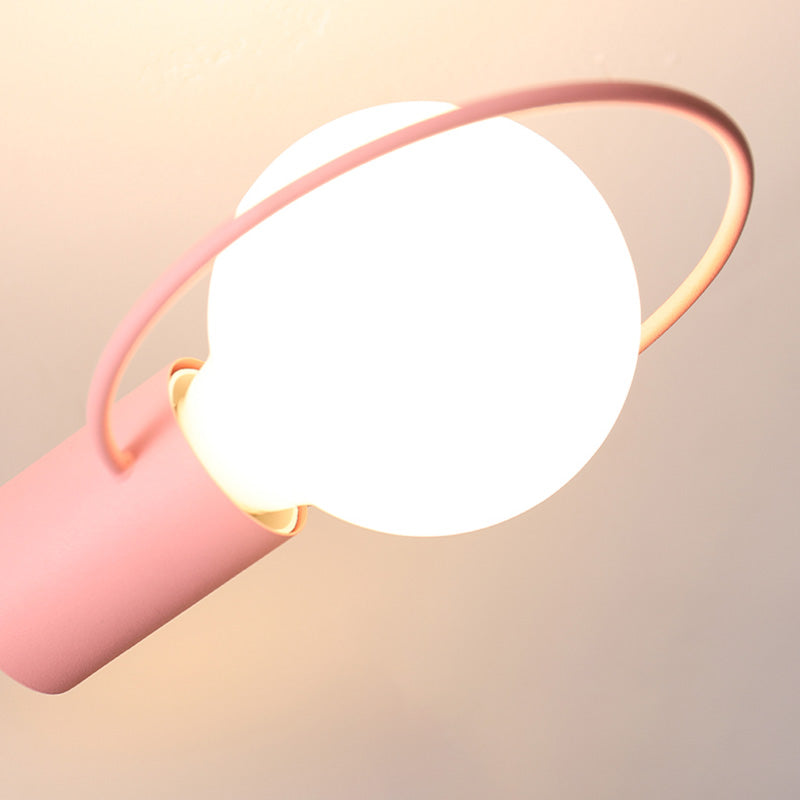 5 - Light Macaroon Ceiling Light With Semi - Flush Mount - Perfect For Kindergarten Hallway And