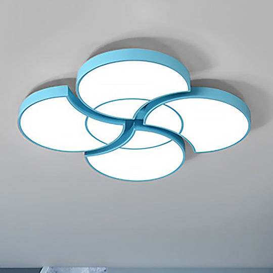 Blossom Girls Bedroom Ceiling Lamp - 4 - Head Led Acrylic Mount Light