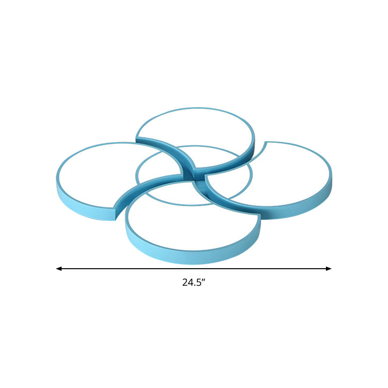 Blossom Girls Bedroom Ceiling Lamp - 4 - Head Led Acrylic Mount Light