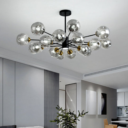 Modern Glass Bubble Chandelier Pendant Lights For Bedroom