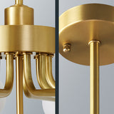 Ultra-Contemporary Milk Glass Balloon Ball Chandelier - Elegant Ceiling Lighting For Living Room