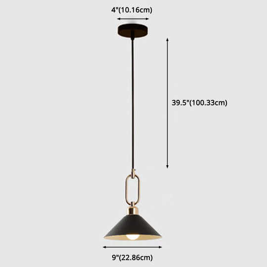 Modern Macarons Umbrella Pendant Light With Metal Ring - Stylish Lighting