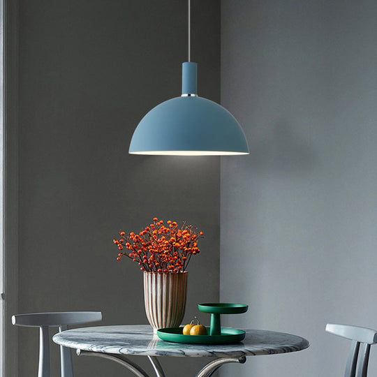 Nordic Style Metal Hemispherical Pendant Lamp - | Restaurant Ceiling Light 1