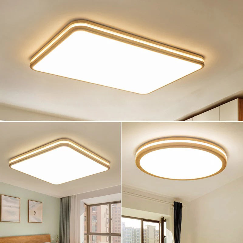 Ultra - Contemporary Integrated Led Semi Flush Ceiling Mount Chandelier For Bedroom