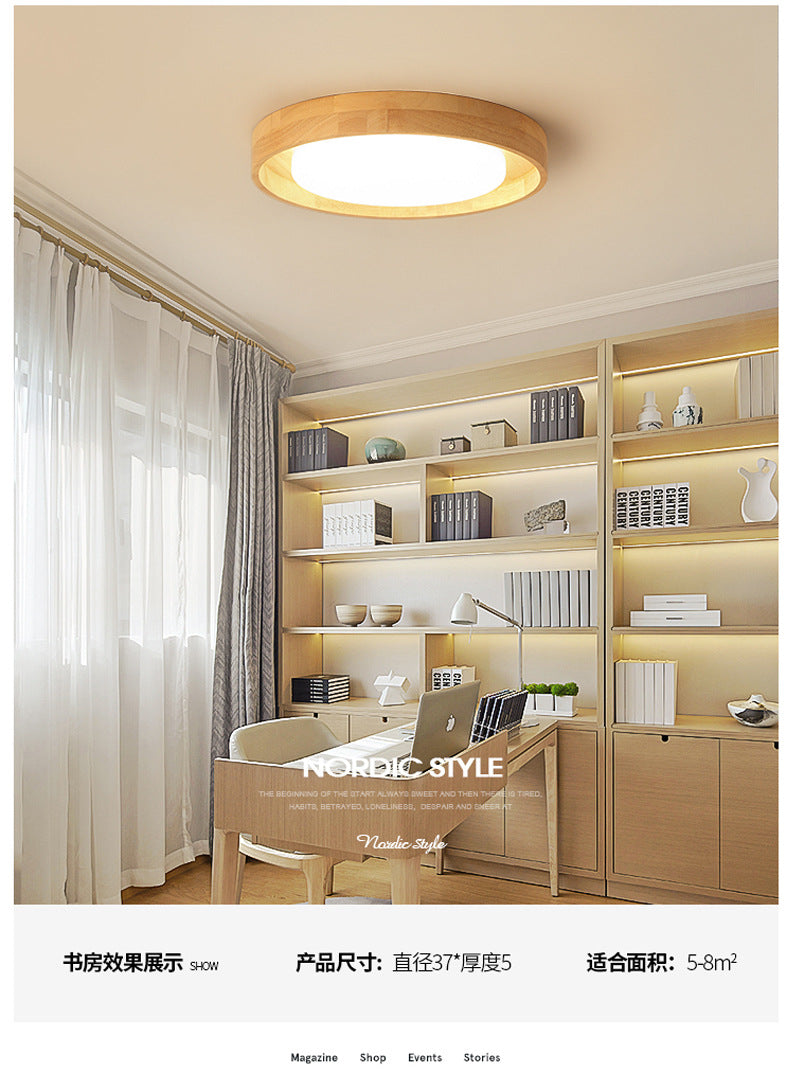 Modern Circle Semi Flush Mount Light Fixture - Stylish Acrylic Ceiling For Bedrooms