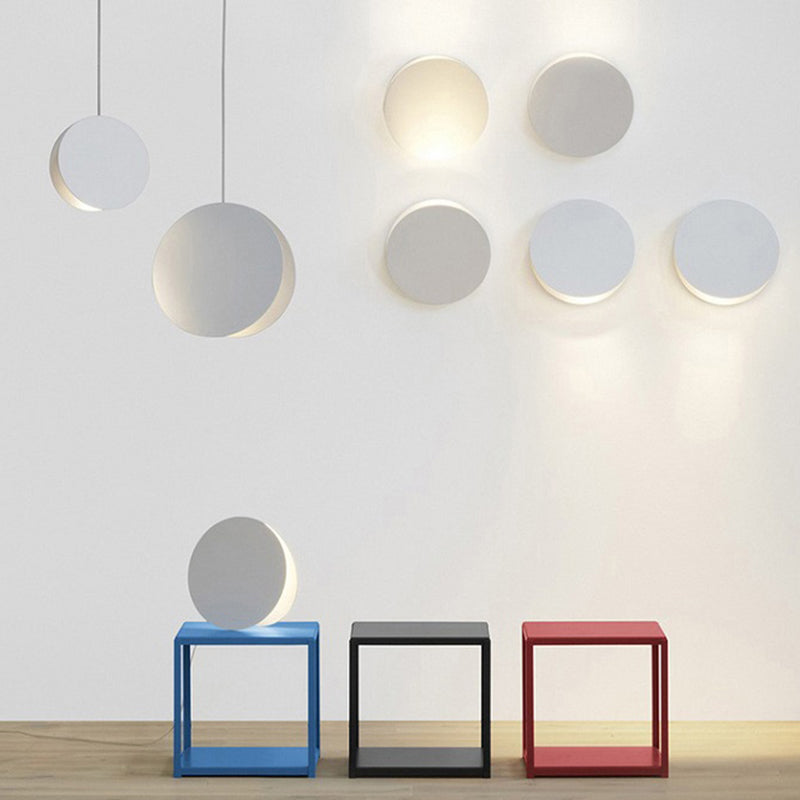 Round Pendant Lamp With Shell-Inspired Design And Macaron Style Metal Finish Perfect For Modern