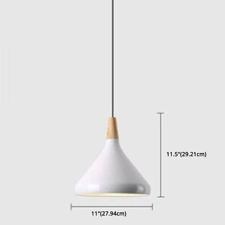 Simplicity Pendant Light: Nordic Macaroon Aluminum Lampshade | Multi Color Options Ideal 1-Light
