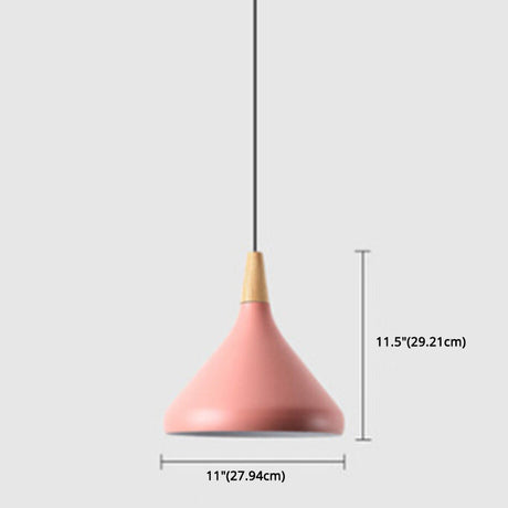 Simplicity Pendant Light: Nordic Macaroon Aluminum Lampshade | Multi Color Options Ideal 1-Light