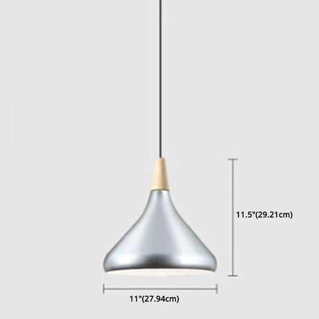 Simplicity Pendant Light: Nordic Macaroon Aluminum Lampshade | Multi Color Options Ideal 1-Light