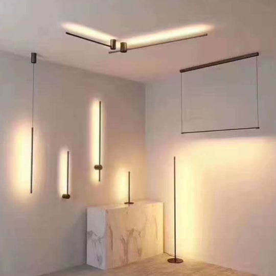 Led Metal Wall Sconce - Modern Minimalist Indoor Lighting