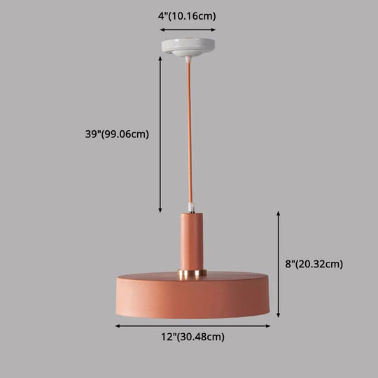 Modern Metal Down Lighting Pendant For Bedroom - Sleek And Stylish