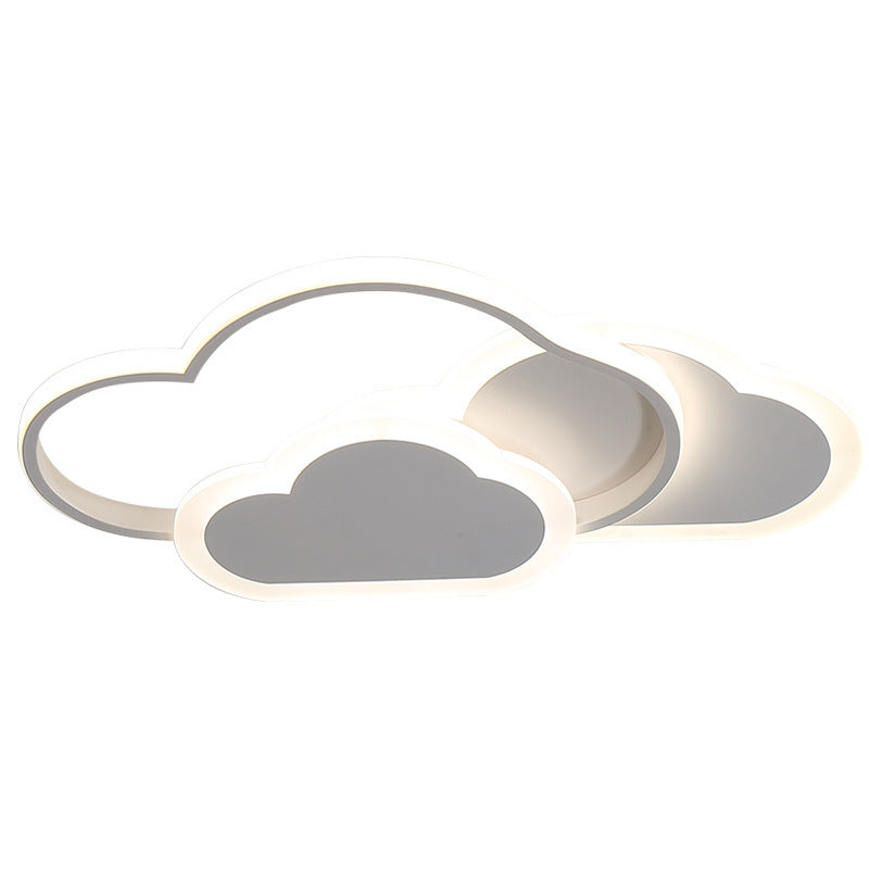 Minimalist Led Cloud Ceiling Light Fixture - Acrylic Mount