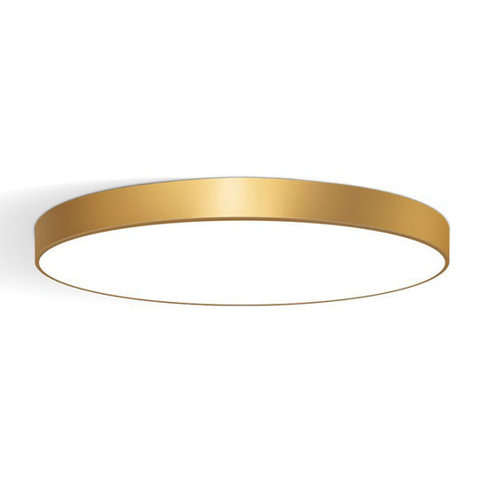 Minimalist Metal Flush Mount Ceiling Light For Bedroom