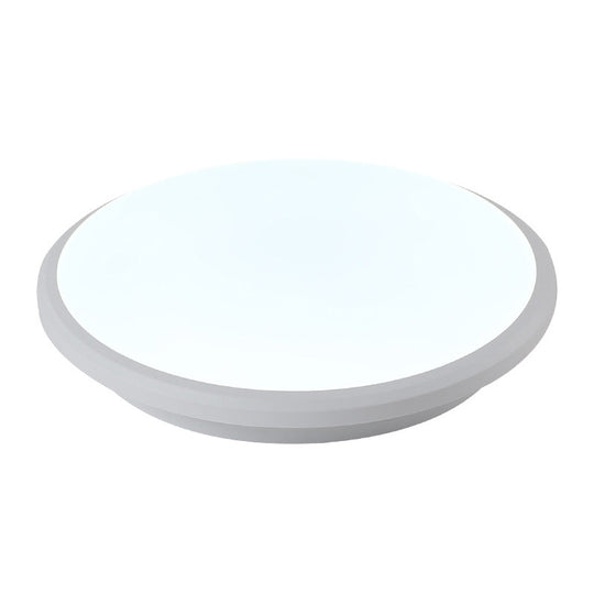 Modern Round Flush Mount Ceiling Light - Super-Thin Design 1 Acrylic Contemporary Fixture White / 8