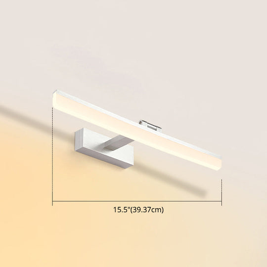 Modern Led Bathroom Mirror Cabinet Light In 3 Color Finishes