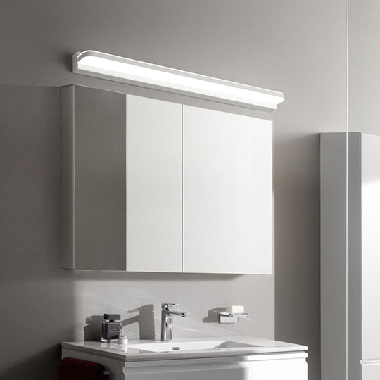 Modern Linear Vanity Wall Lamp Stylish Bathroom Lighting Solution With Multiple Sight Options