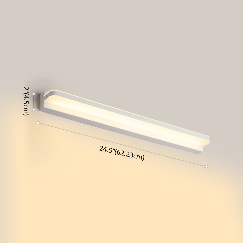 Modern Linear Vanity Wall Lamp Stylish Bathroom Lighting Solution With Multiple Sight Options