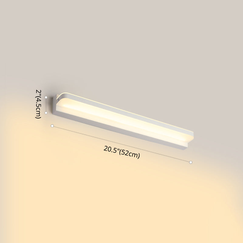 Modern Linear Vanity Wall Lamp Stylish Bathroom Lighting Solution With Multiple Sight Options