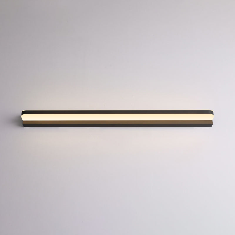 Contemporary Vanity Wall Lamp For Makeup - Bathroom Ambient Lighting Black / 28 Warm