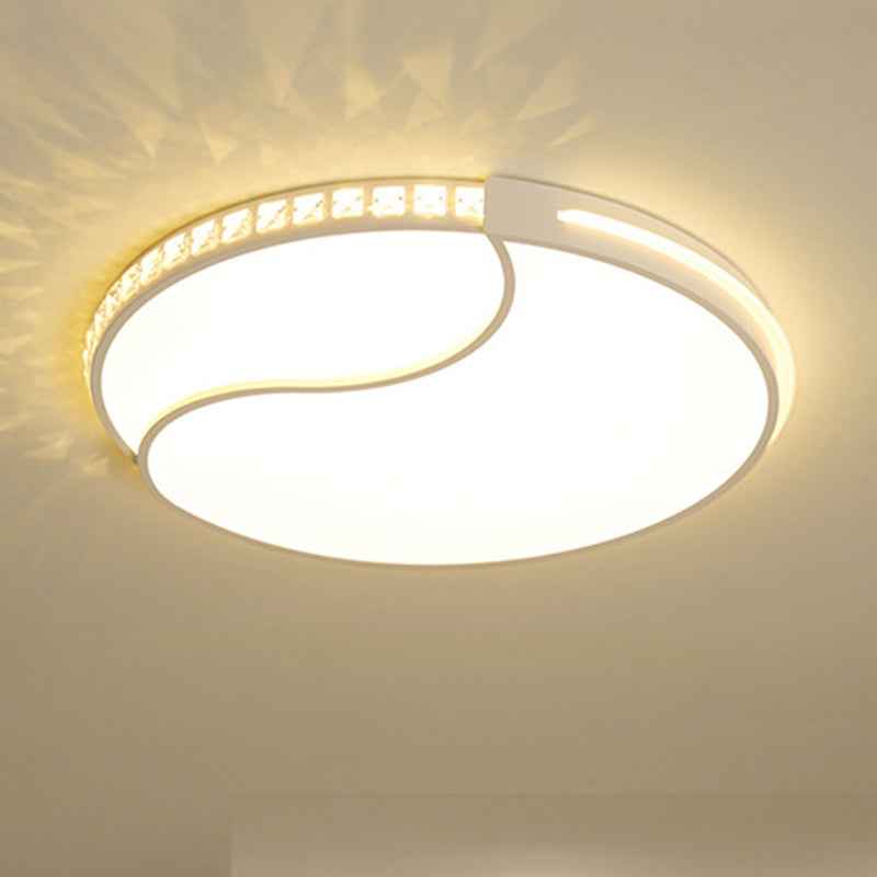 Premium 16.5”/20.5”/24.5“ White Led Ceiling Mount Round Flush Light Fixture In Warm/White –