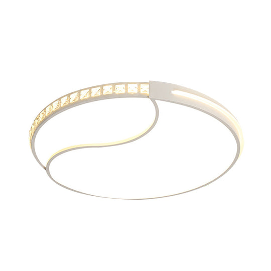 Premium 16.5”/20.5”/24.5“ White Led Ceiling Mount Round Flush Light Fixture In Warm/White –