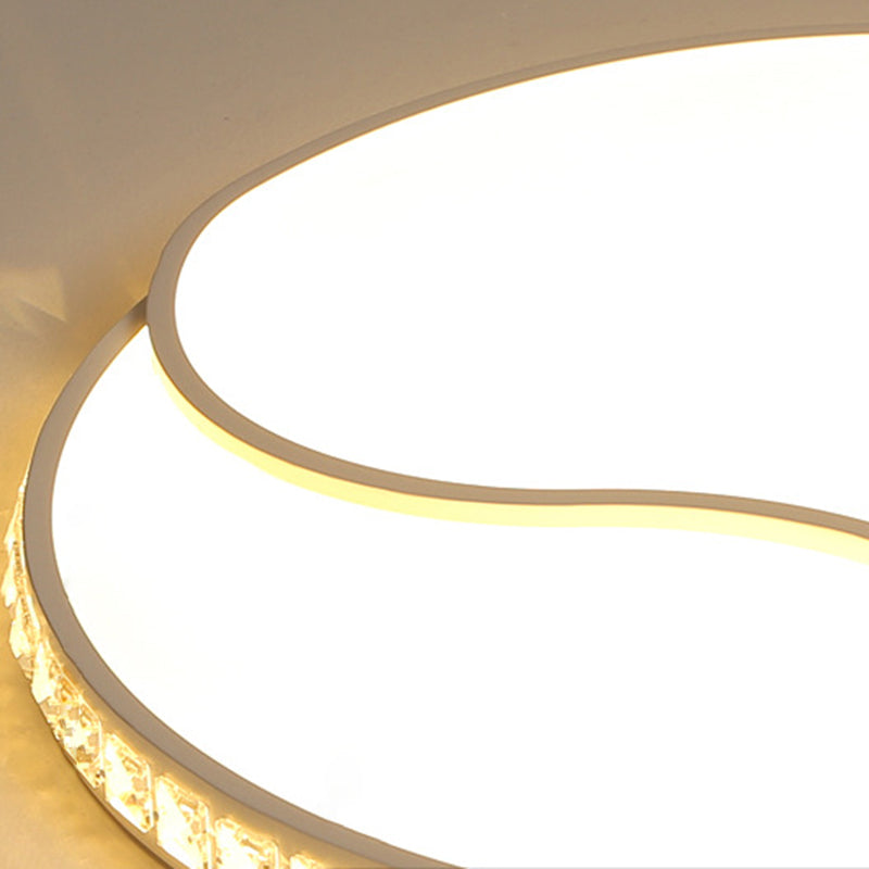 Premium 16.5”/20.5”/24.5“ White Led Ceiling Mount Round Flush Light Fixture In Warm/White –