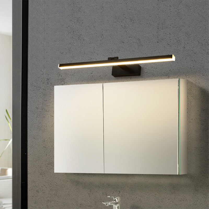 Modern Minimalist Metal Vanity Wall Light Fixture - Armed Single