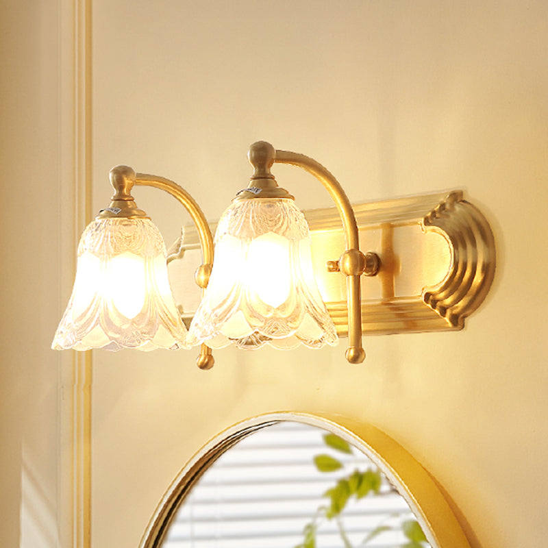 Retro Copper Vanity Wall Light Fixtures: Elegant Illumination With A Touch Of Extravagance 2 / Brass