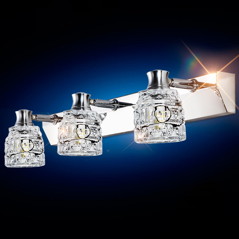 Retro Crystal Vanity Lights: Elegant Armed Wall Light Fixtures