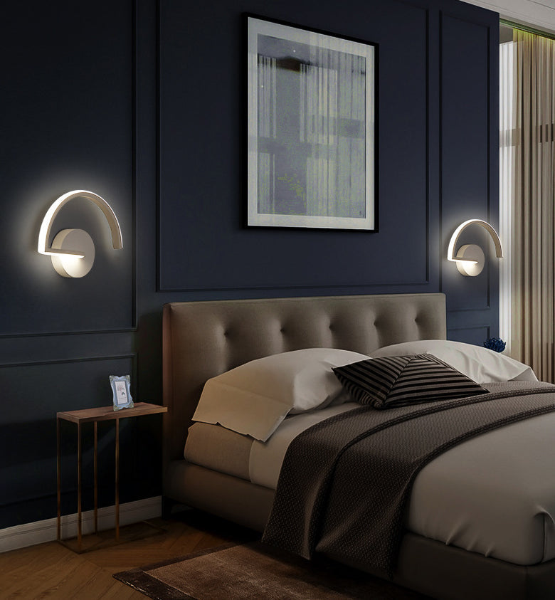 Nordic Style Led Metal Wall Sconce Lamp For Bedroom And Living Room