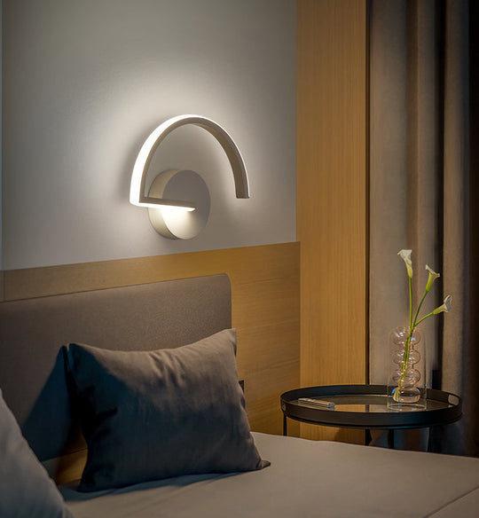 Nordic Style Led Metal Wall Sconce Lamp For Bedroom And Living Room