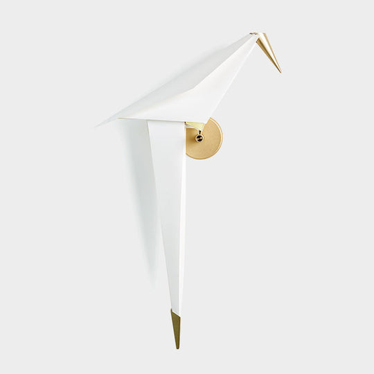 Bird Wall Sconce Led Acrylic Shade Light For Restaurant & Bedroom Decor