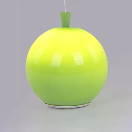 Kids Acrylic Balloon Flush Mount Ceiling Lamp - Creative Single Light Fixture Green / 8