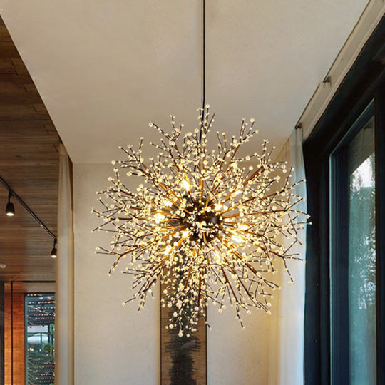 Modern Crystal Starburst Chandelier: 23.5’/31.5’ Wide 8/12 Lights White/Red And Green