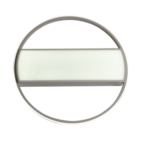 Modern Acrylic Led Ceiling Light For Stairway - Rectangle Flush Mount In Black Or White 16-24 Wide