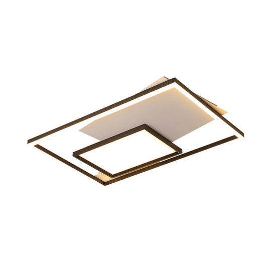 Flush Mount Led Rectangle Ceiling Light
