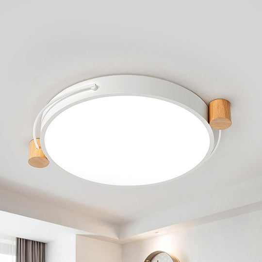 Minimalist Oval Led Ceiling Mount Light In 3 Colors Lengths - Perfect For Bedrooms! White / 16’