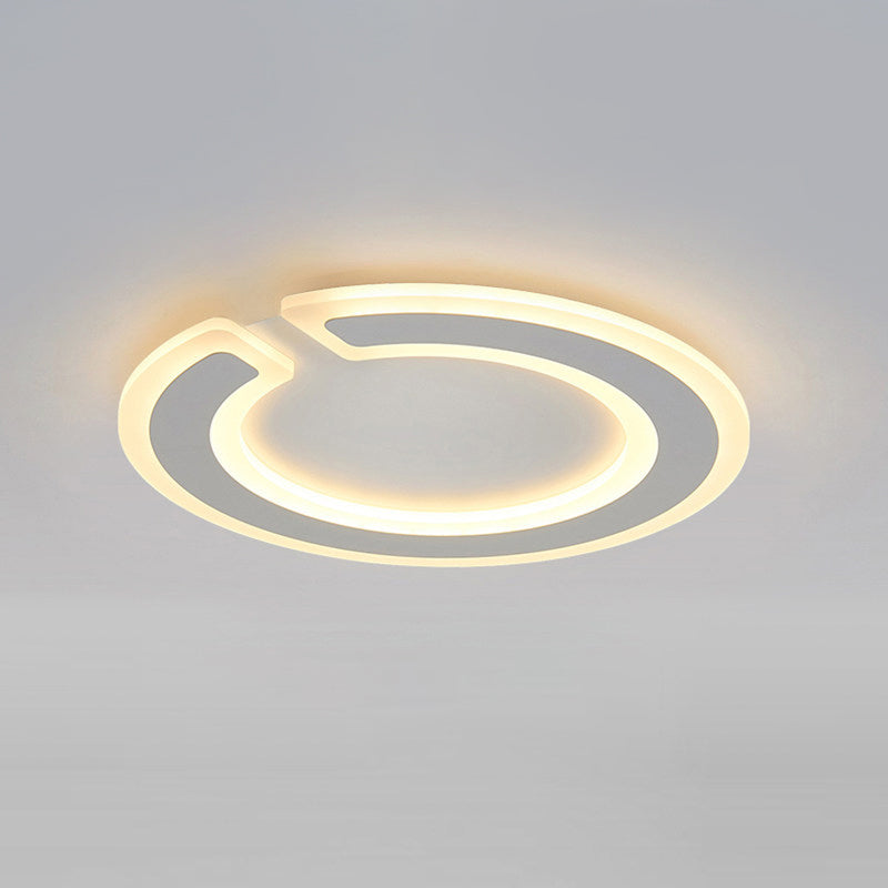 16.5’/20.5’ Dia Round Ceiling Lamp - Simple & Elegant Led Flushmount Lighting In