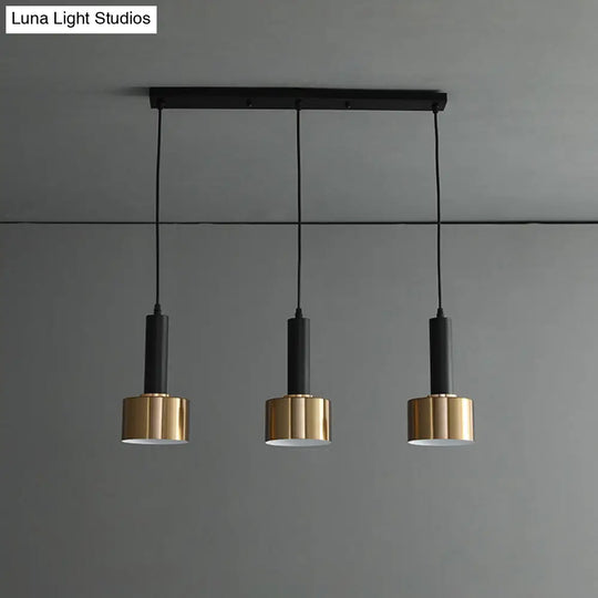 Metallic Brass Grenade Shape Ceiling Light Fixture - Simplicity 3 Heads