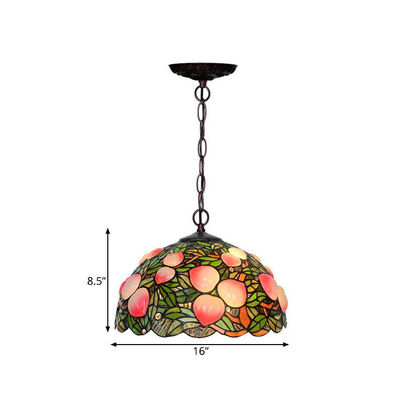 Victorian Peach Bronze Cut Glass Chandelier Pendant Light - 1/2/3 Lights Pink Dining Room Décor