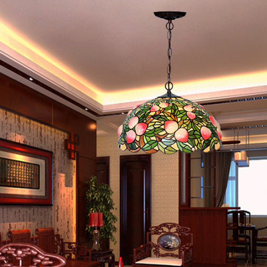 Victorian Peach Bronze Cut Glass Chandelier Pendant Light - 1/2/3 Lights Pink Dining Room Décor