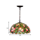 Victorian Pink Cut Glass Chandelier Pendant With 1/2/3 Lights - Elegant Bronze Finish Ideal For