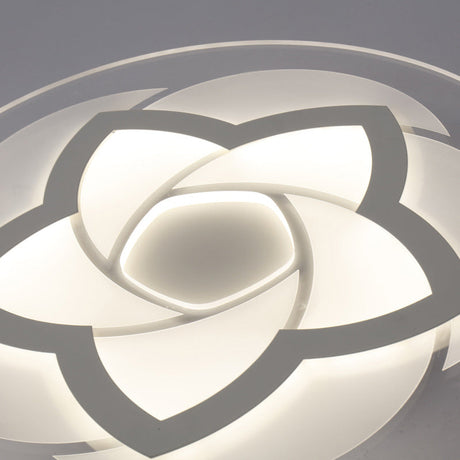 Flower Flush Light Modern Acrylic Ultra Thin Led Ceiling - Ideal For Bedroom 16/19.5/23.5/29.5 W
